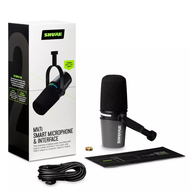 Shure MV7i Smart Microphone & Interface