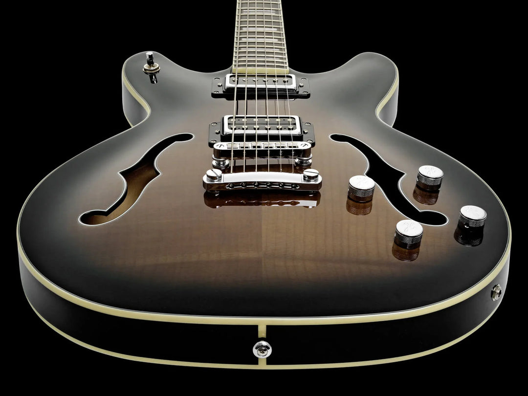 Hagstrom Vidlxbari-cbb Viking Dlx Electric Guitar - Cosmic Blackburst
