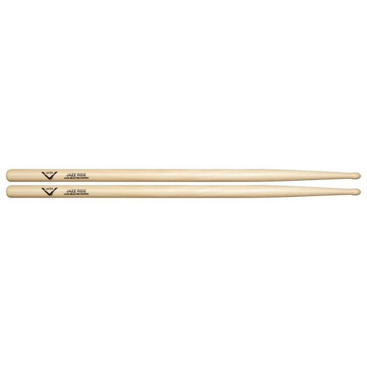 Vater VHJZRW - Vater American Hickory Jazz Ride Wood Tip Drumsticks