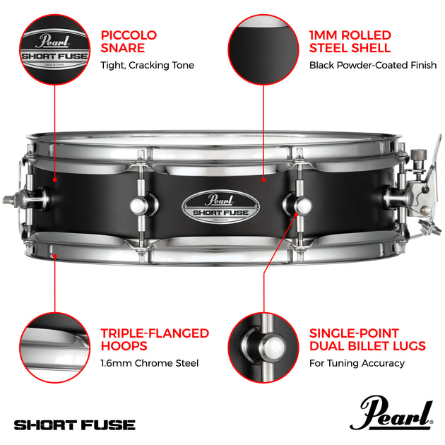 Fame FSS-35 Stainless Steel Piccolo Snare 14x3,5 | België Fame FSS-35 Stainless Steel Piccolo Snare 14x3,5 | België
