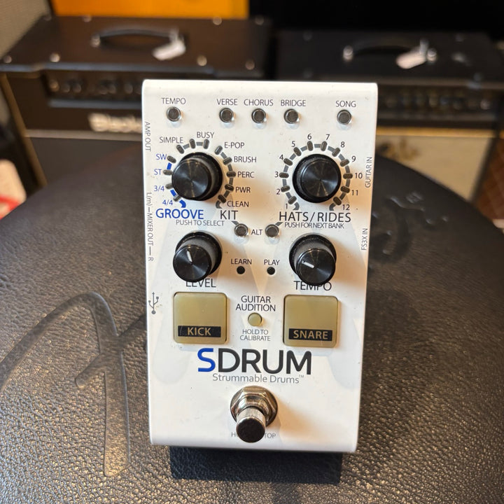 Digitech - S Drum Strummable Drum Pedal w/ Factory Box & User Guide - USED