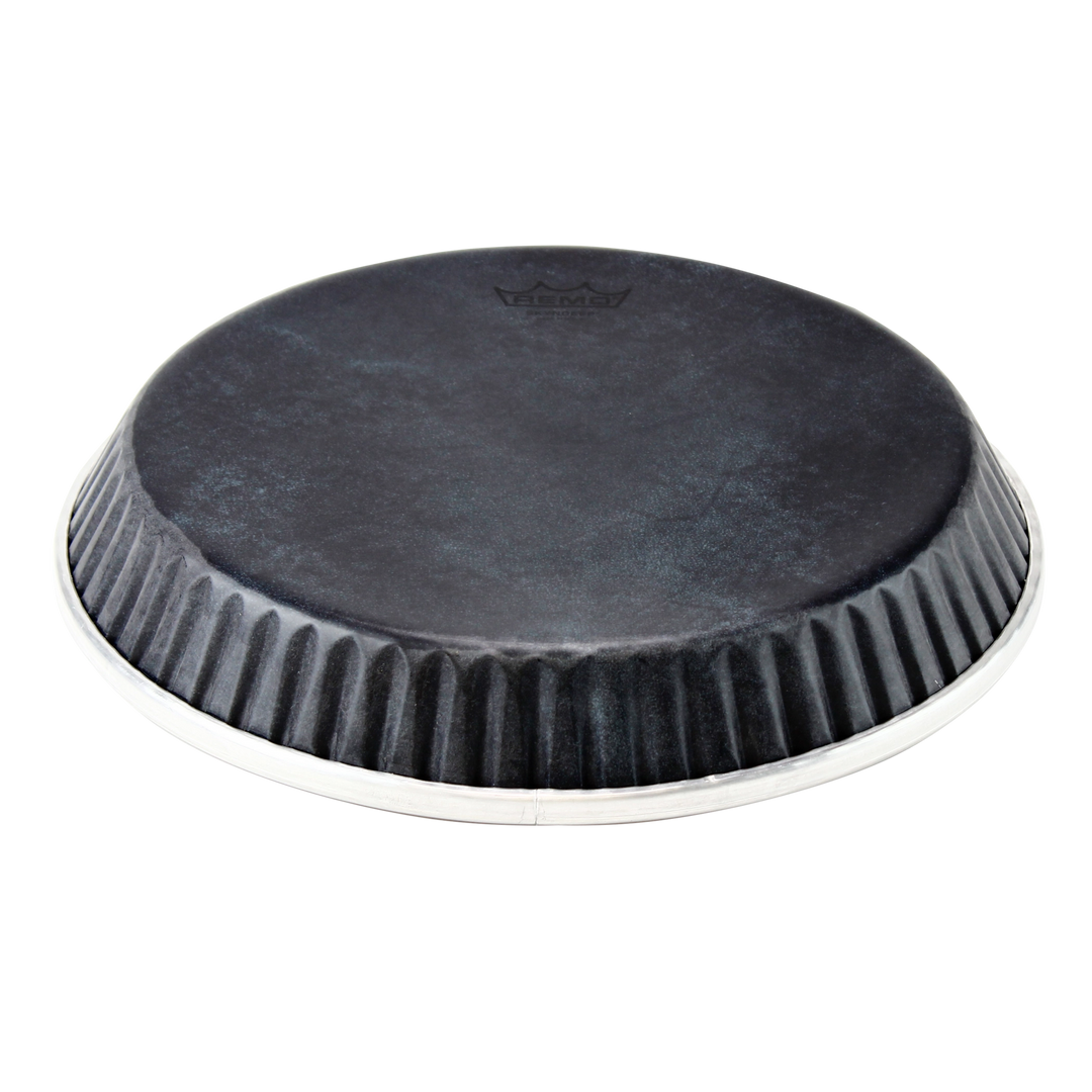 Gon Bops Dhrq1150b - Roberto Quintero Remo Skyndeep Black Graphic Conga Drum Head - 11.5â€