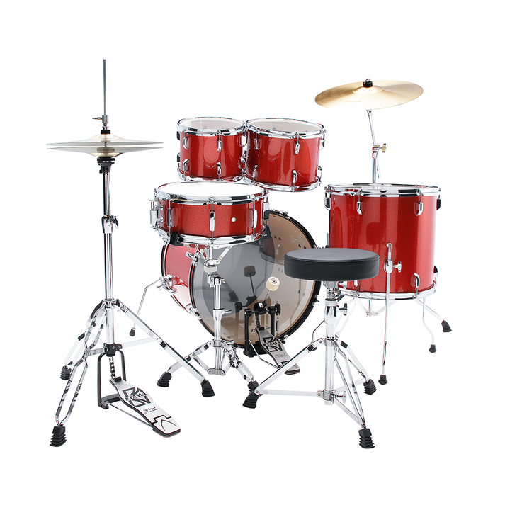 TAMA ST52H5CCDS STAGESTAR 5-piece complete kit with 22" bass drum - Candy Red Sparkle