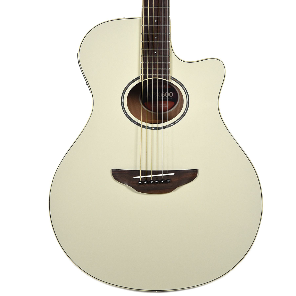Yamaha APX600 Acoustic Guitar - Vintage White