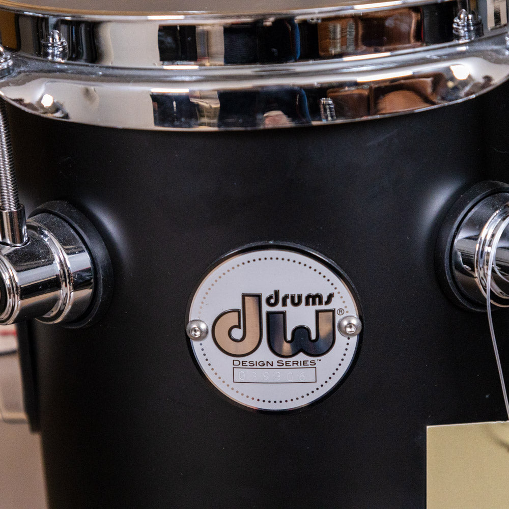 DW Design Series Rata Tom 10x6 Acrylic - Satin Black Acrylic