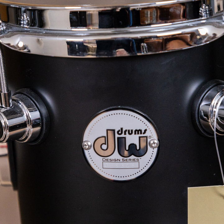 DW Design Series Rata Tom 10x6 Acrylic - Satin Black Acrylic