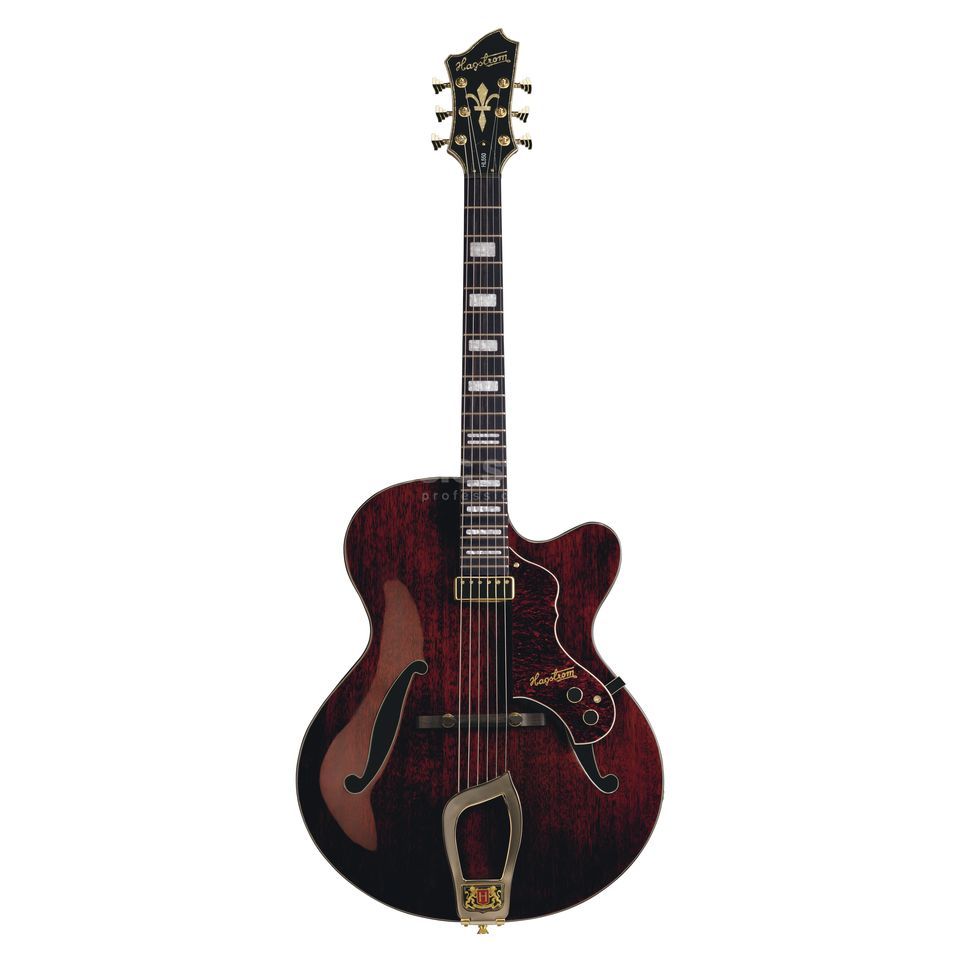 Hagstrom Hl550-nmg Jazz Electric Guitar - Nat Mahogany Gloss