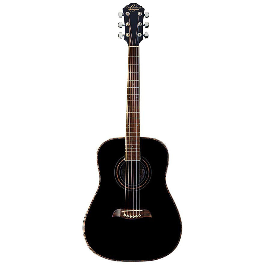 Oscar Schmidt OG1B-A Acoustic Guitar 3/4 Size Dreadnought Black