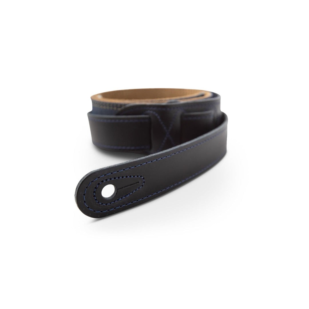 Taylor Blue Denim Strap,Gold Logo,2"