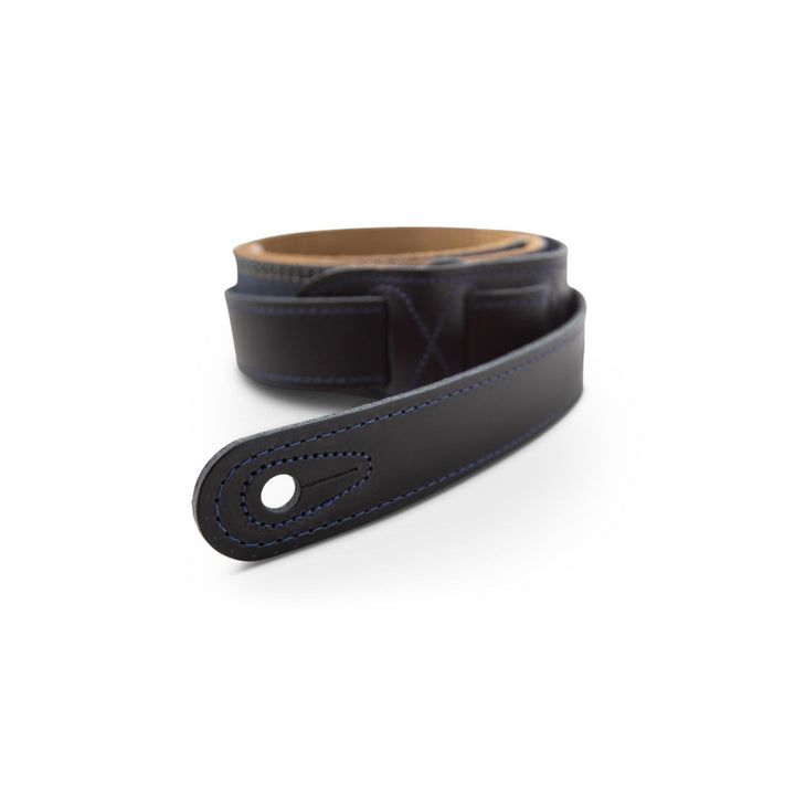 Taylor Blue Denim Strap,Gold Logo,2"