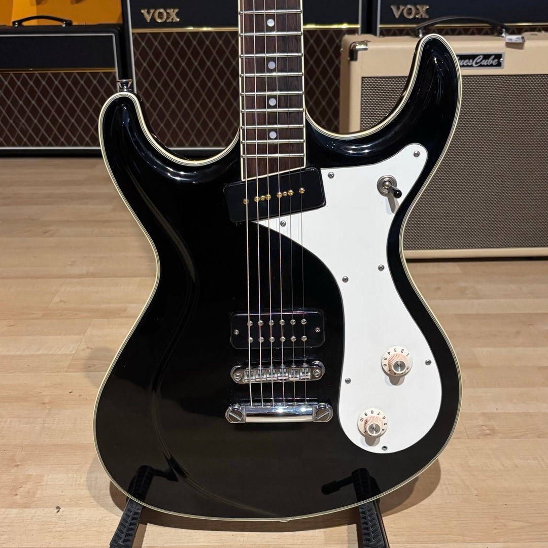 Eastwood - Sidejack Series Mosrite Baritone Copy w/ Upgrades ( No Case-Black-2016) - USED