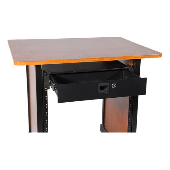 On-Stage RDLS2000 2U Locking Rack Drawer - Shallow