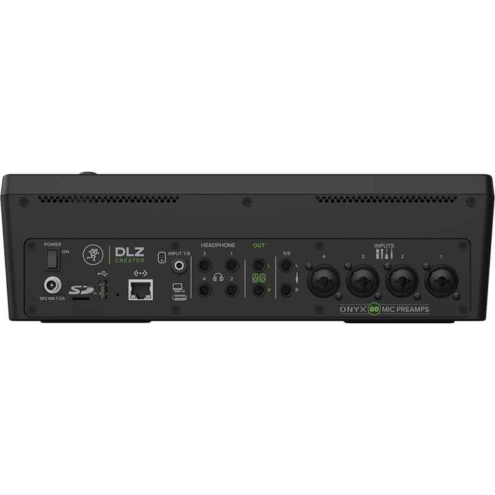 Mackie DLZ Creator Advanced Content Creation Studio with Mix Agent™ Technology