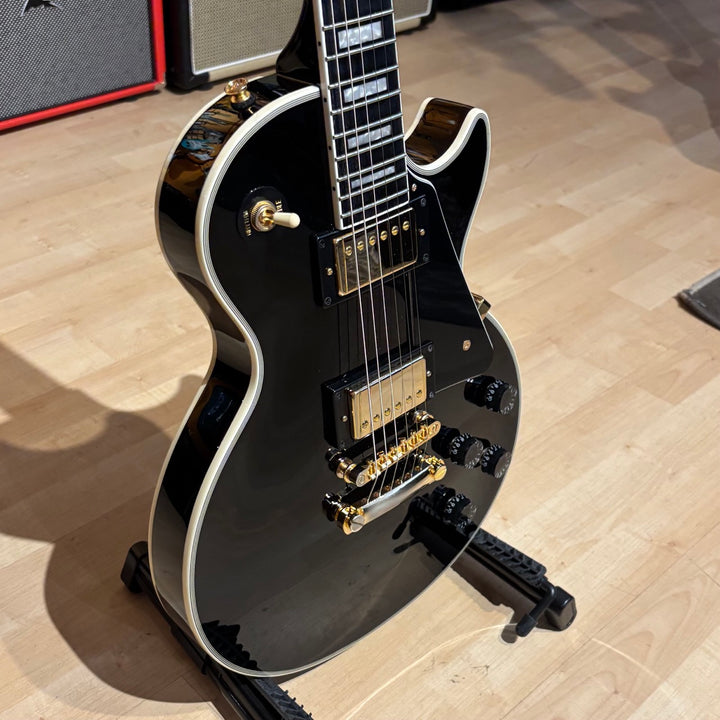 Epiphone - Les Paul Custom w/ Epiphone DLX Gig Bag (Ebony - Kalamazoo Headstock- 2025 ) - USED