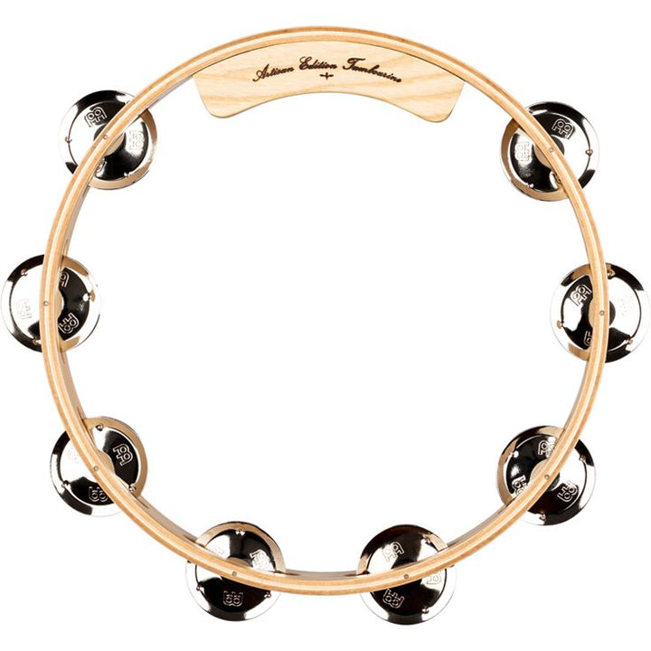 Meinl Percussion 10" Artisan Edition Tambourine Single row Nickel plated steel 44mm jingles