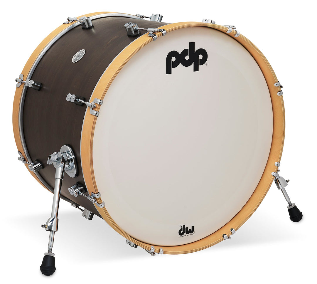 Pdp Concept Maple Classic 16x22 Bass Drum (no Bdm) - Ebony Stain