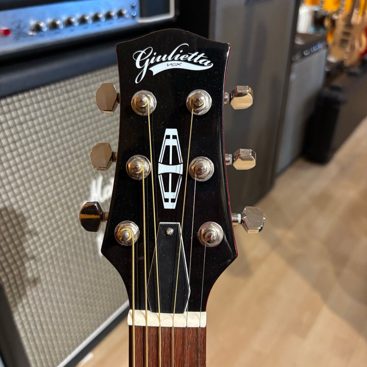 Vox - "Giulietta "VGA-3PS Acoustic Electric Guitar - Active /Passive w/ Deluxe Vox Bag - Trans Red