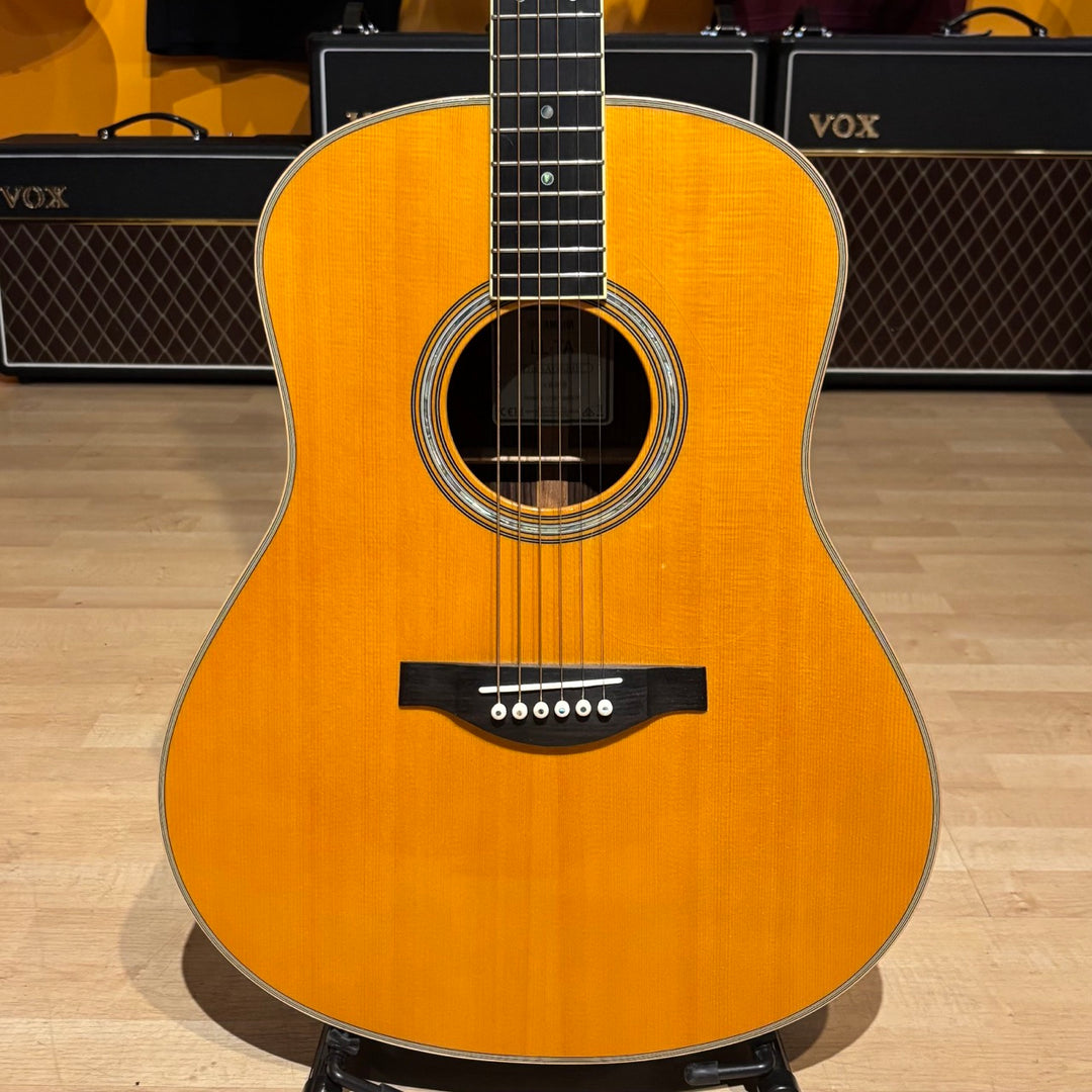 Yamaha - LLTA Trans Acoustic / Electric Dreadnought  w/FX (Vintage Amber Tint) - USED