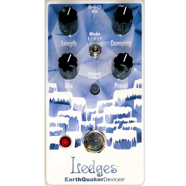 Earthquaker Devices LEDGES Tri-Dimensional Reverberation Machine - Crystal Glacier Limited Edition