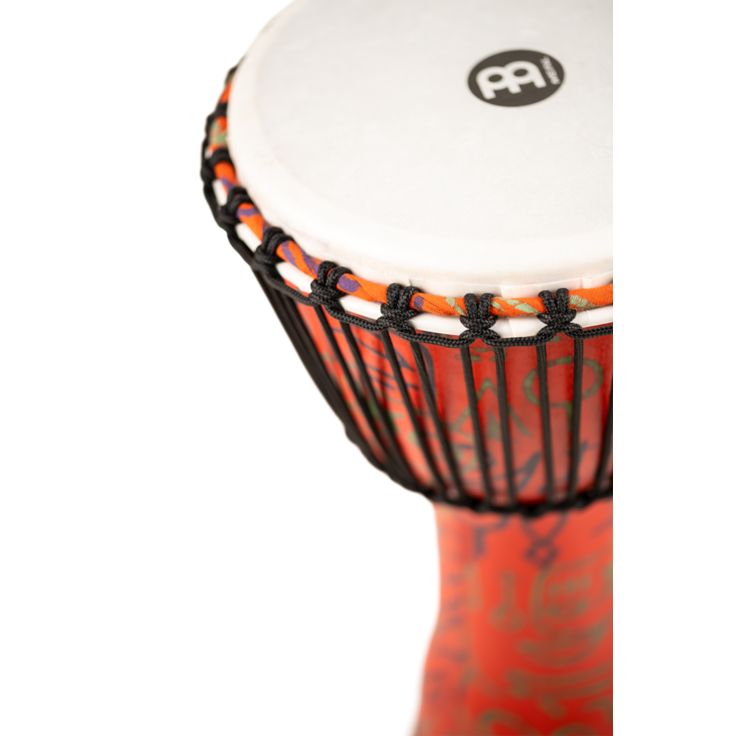 Meinl Percussion 10" Rope Tuned Travel Series Djembe Synthetic Head (Patented) Pharaoh's Script