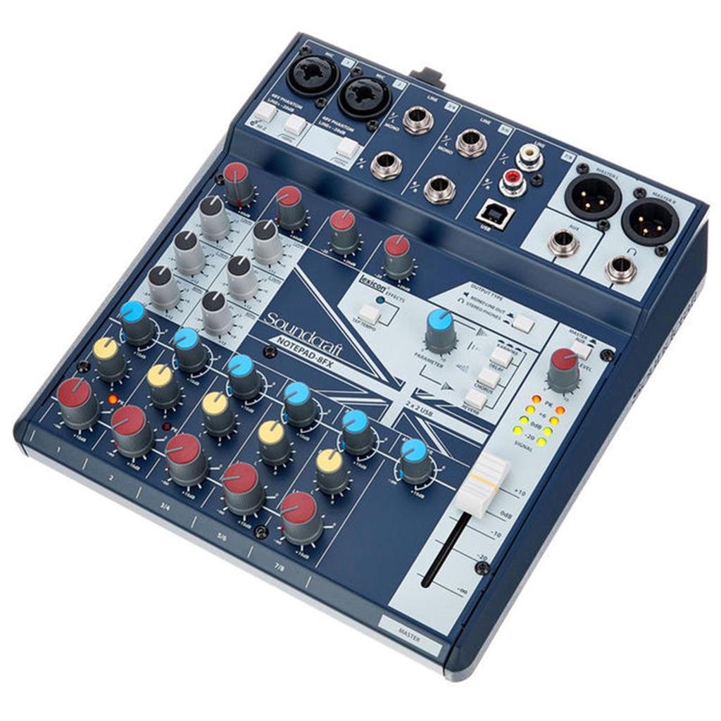 Soundcraft Notepad 12FX 12-Channel Desktop Mixer with USB and