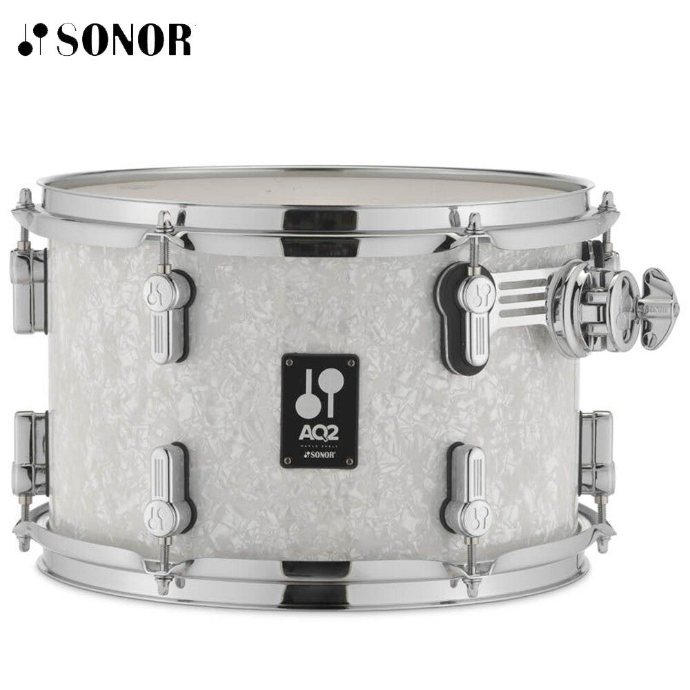 Sonor AQ2-1208TT-WHP- Sonor AQ 2 12 x 8 Mounted Rack Tom Marine Pearl