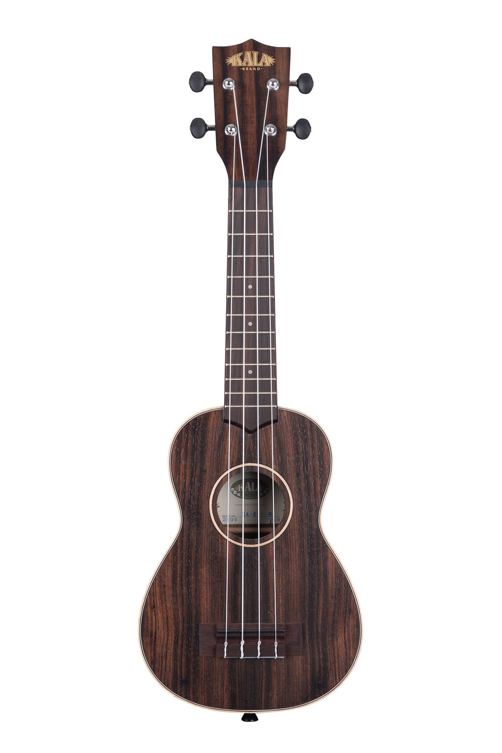 Kala Ka-eby-b Striped Ebony Baritone Ukulele