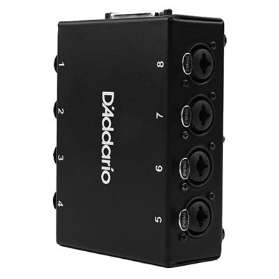 D'Addario PW-XLRSB-01- 8 Channel Stage Box
