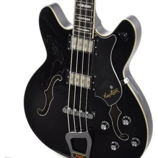 Hagstrom Vikb-blk Viking Bass Electric Bass - Black Gloss