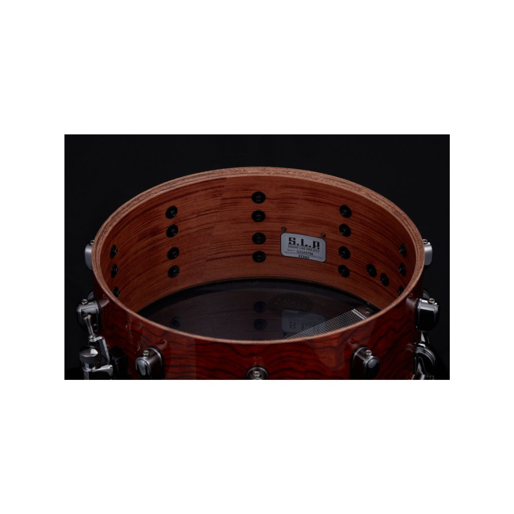 TAMA LGB146NQBS.L.P. G- Tama Bubinga 14"x6" Snare Drum - Natural Quilted Bubinga