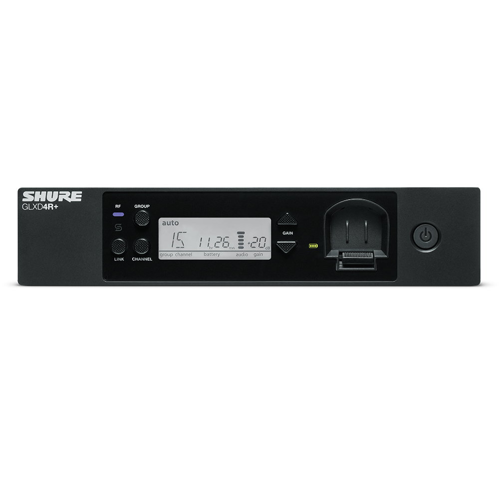 Shure GLXD4R+ Dual Band Wireless Rack Receiver