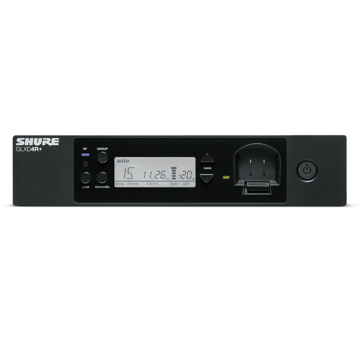 Shure GLXD4R+ Dual Band Wireless Rack Receiver