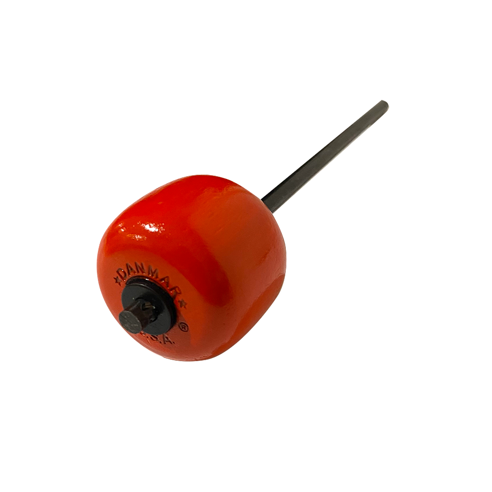 Danmar Classic 205 Bass Drum Beater - Red Hardwood/Black Shaft
