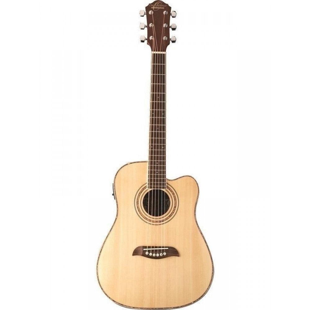 Oscar Schmidt OG1CE-A Acoustic Guitar 3/4 Size Dreadnought Natural