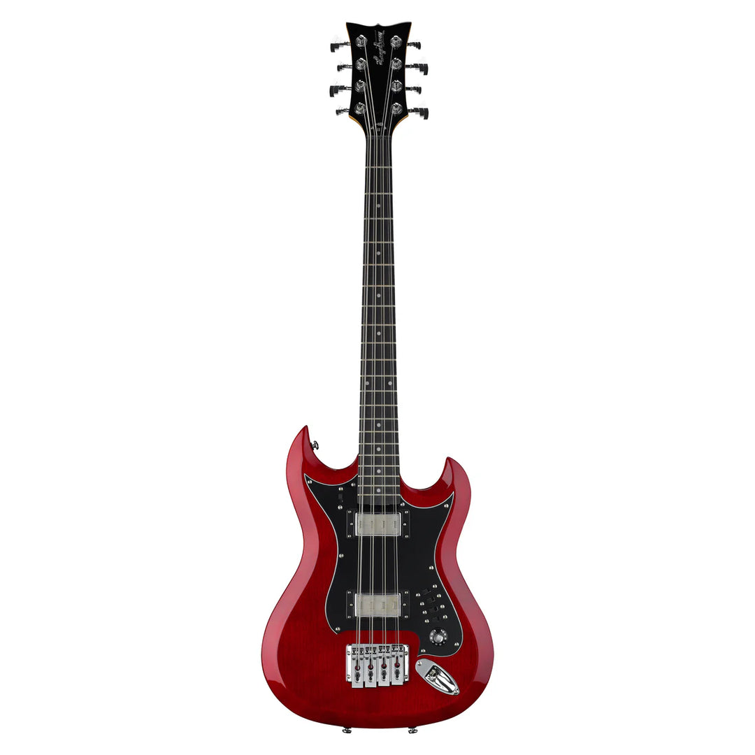 Hagstrom H8ii-wct H8ii Electric Bass - Wild Cherry Transparent