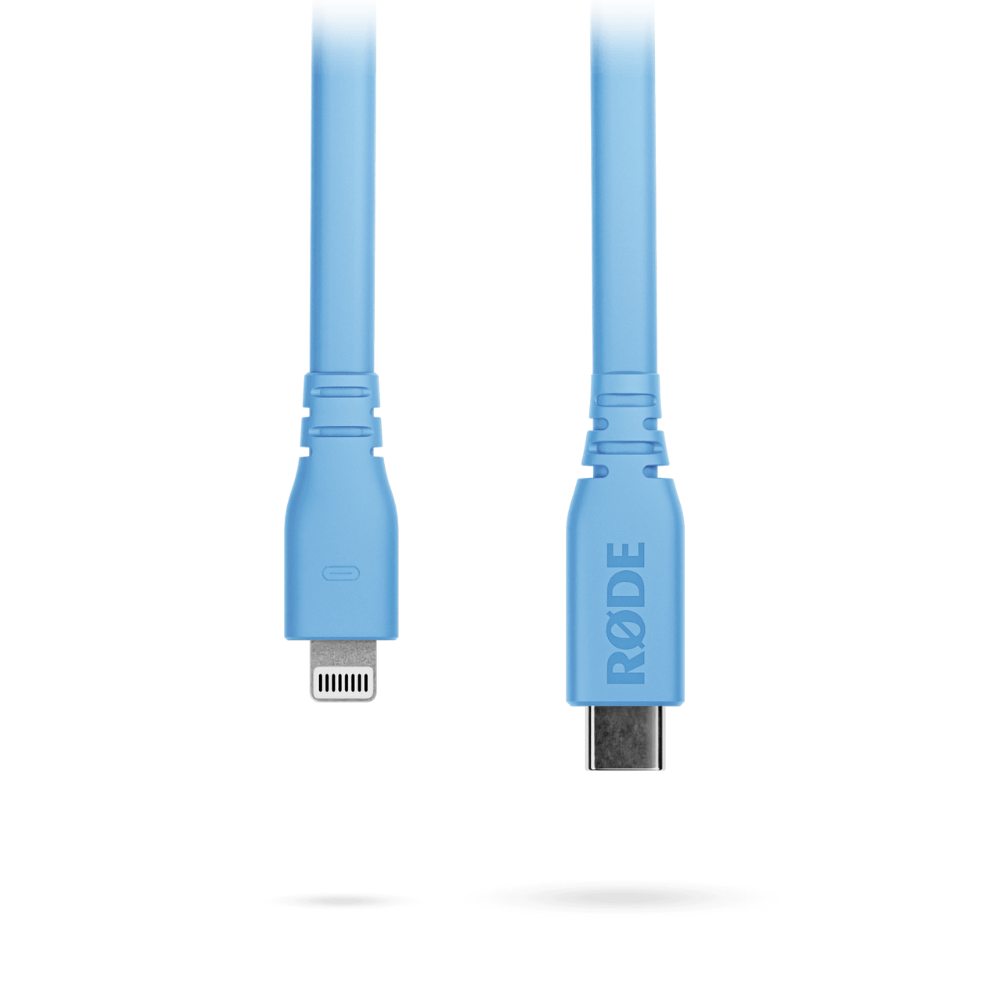 Rode Microphones SC19-B High-quality, 1.5m-long USB-C to Lightning cable - Blue