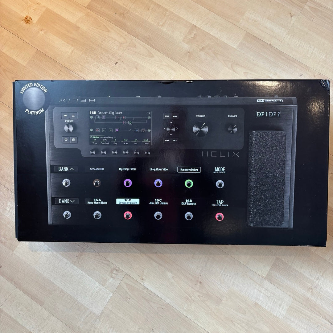 Line 6 - "Helix Platinum" Limited Edition - "Still In The Box" - (Floor Demo)