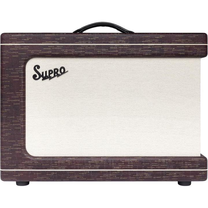 Supro 1630RCBUR Ambassador Custom 2 x 10-inch 50-watt Tube Combo Amplifier - Burgundy