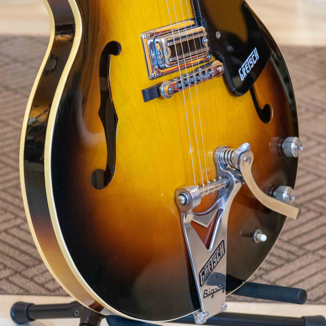 VINTAGE - USA Gretsch G-6102 Streamliner w/ Gretsch Bigsby & Hard Shell Case - 1972 - USED