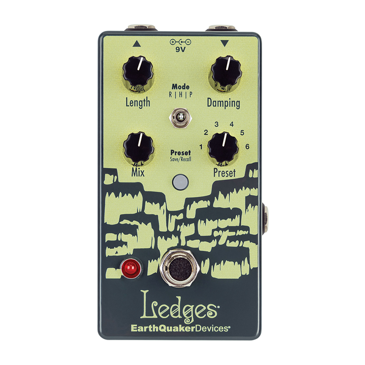 EarthQuaker Devices LEDGES Tri-Dimensional Reverberation Machine
