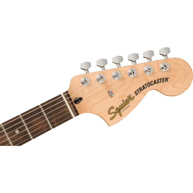 Squier FSR Affinity Series Stratocaster, Laurel Fingerboard, White Pickguard - Surf Green