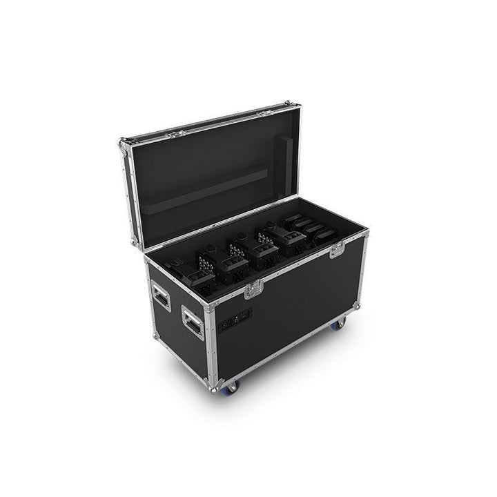 Chauvet Pro WELL-PANELXX4 Kit of (4) IP65 Wireless LED panel style Wash in charging case with RF remote