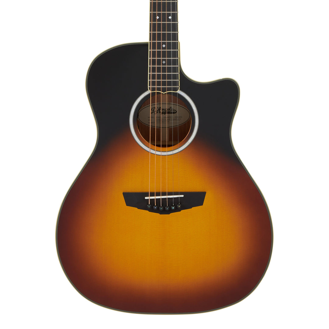 D'Angelico DAEG200VSNGP2 Gramercy Grand Auditorium CE Includes Hard Case - Vintage Sunset