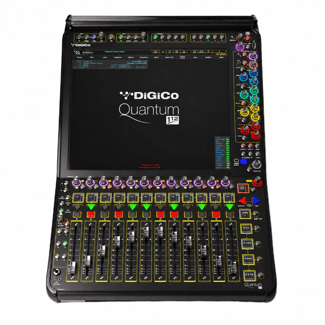 DiGiCo X-Q112-WS Quantum112 96-Channel Flypack Digital Mixing Console