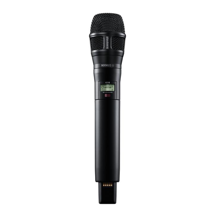 Shure ADX2/N8SB-G57 ADX2 Handheld Transmitter w/ Nexadyne 8/S Supercardioid Dynamic Microphone - Black Finish