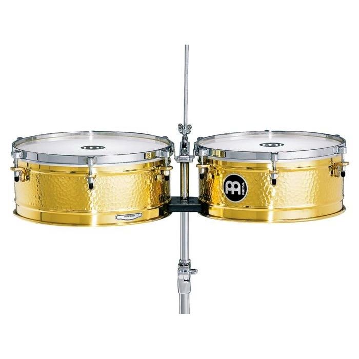 Meinl Luis Conte 14 & 15-inch Hammered Brass Timbales