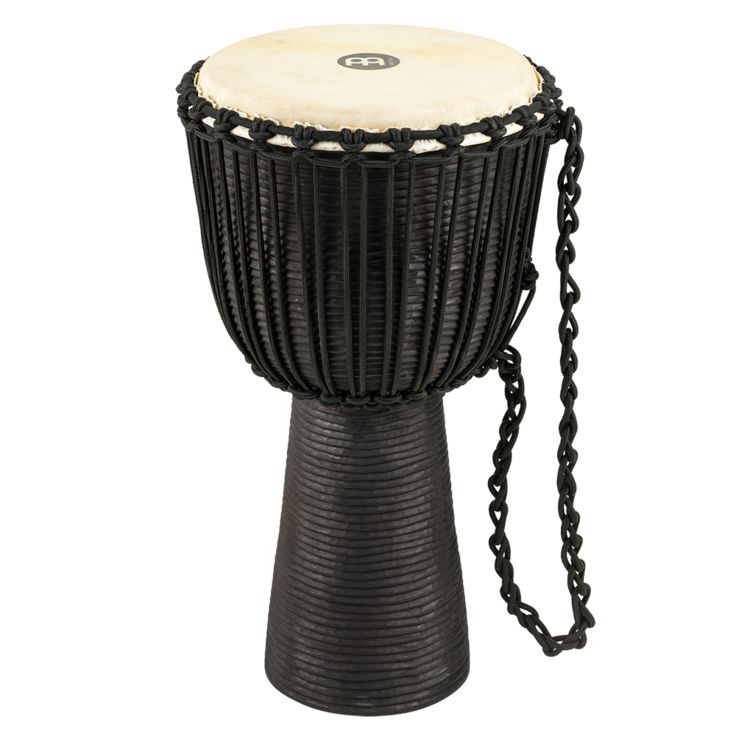 Meinl Percussion 13" Rope Tuned HeadlinerÂ® Series Wood Djembe Black River Series