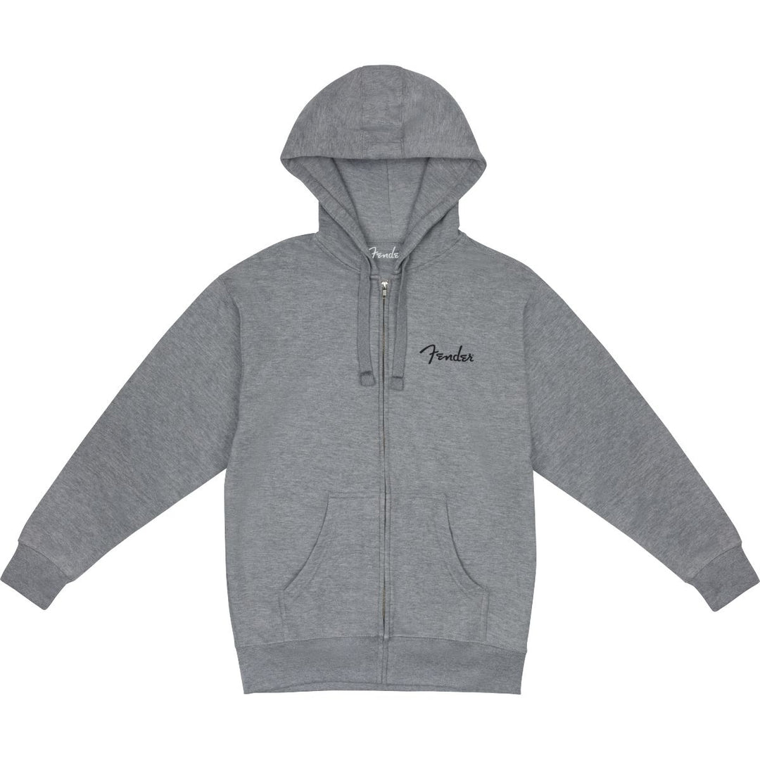 Fender Spaghetti Logo Zip Front Hoodie (XXL)