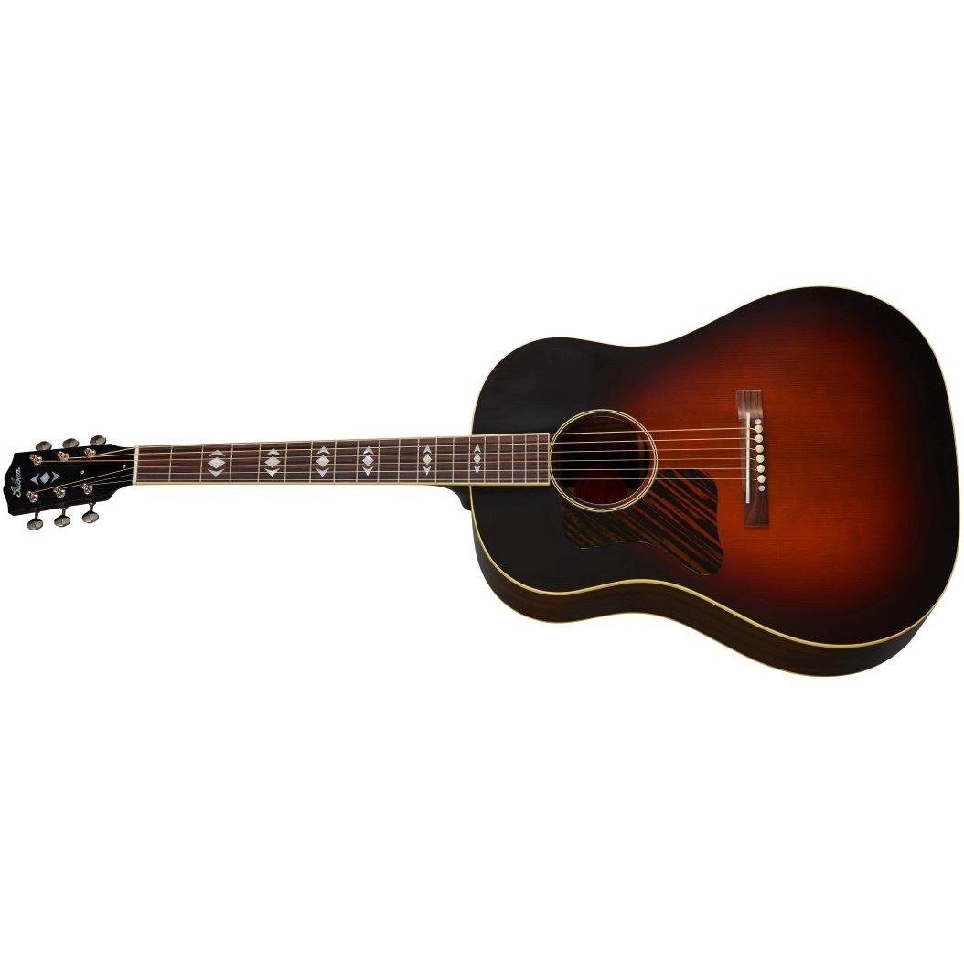Gibson 1936 Advanced Jumbo Acoustic Guitar with Hardshell - Vintage Sunburst (Left Handed)