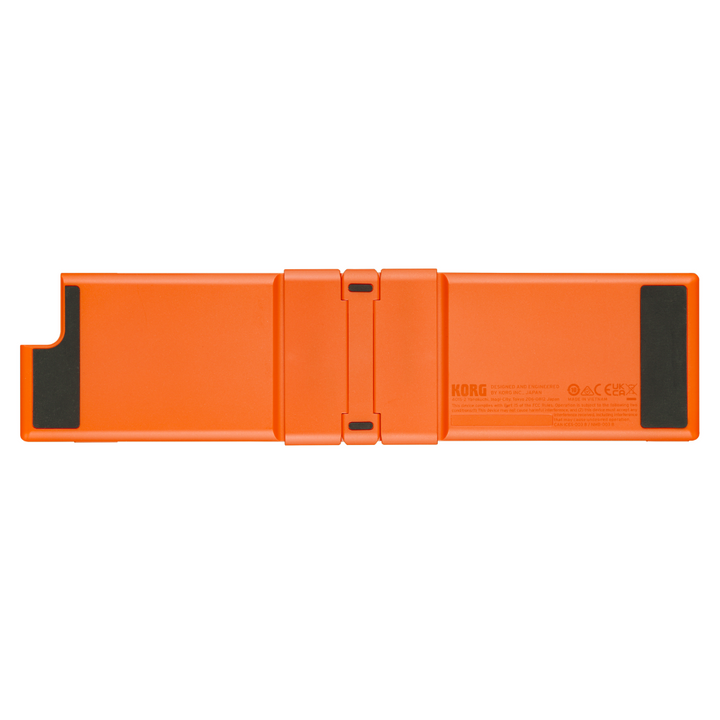 Korg NANOKEYFDLO Foldable pocket size MIDI Keyboard - Lava Orange